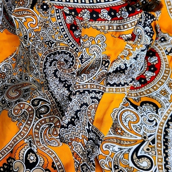 Dorothy Perkins Lightweight Button Front Paisley Boho Chic Midi Skirt - Picture 5 of 5